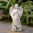 Figura Roundot &Aacute;ngel Solar 24 cm 6 Led Para Exteriores