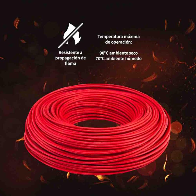 Cable Thw-ls/thhw-ls Ce Rohs 14 Awg En Caja Col... image number null