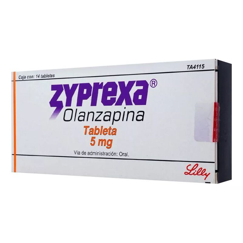 Zyprexa Tabletas 5 Mg, 14 Tabletas image number null