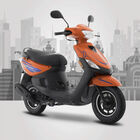 Motocicleta Italika X125 NARANJA NEGRO