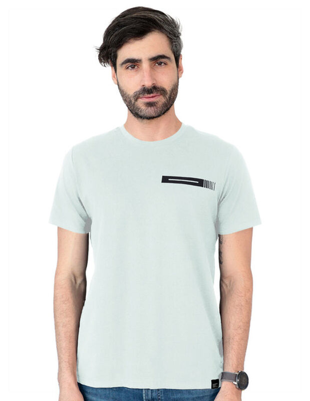 Playera Basica Hombre Cuello Redondo Verde Agua... image number null