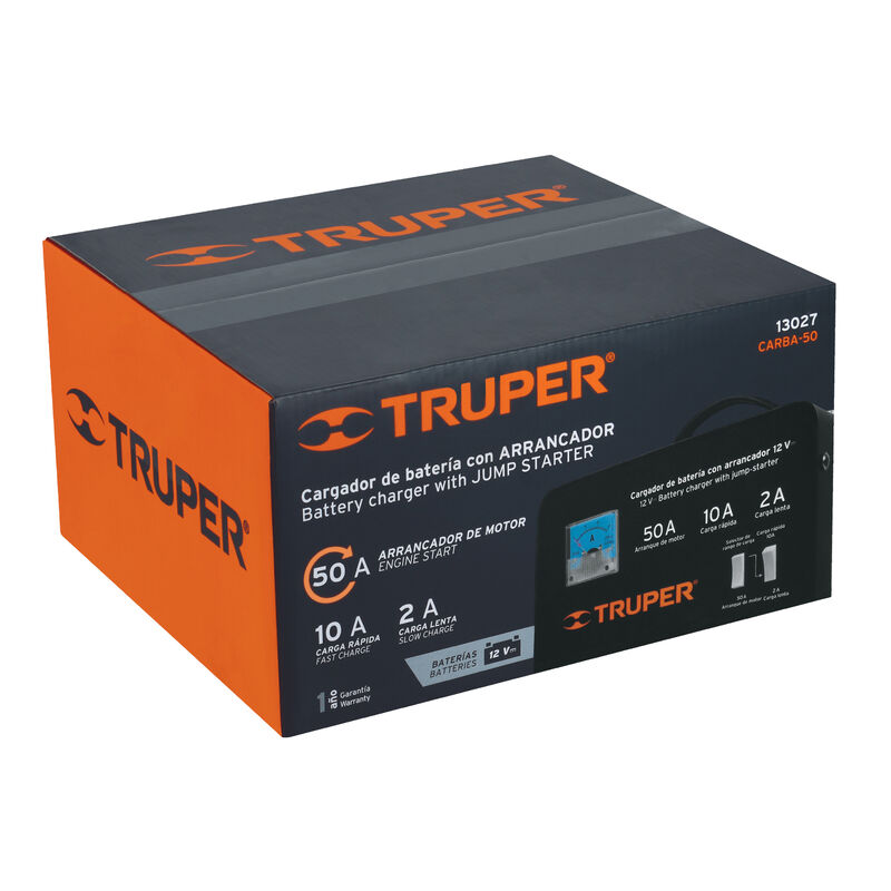 Cargador de 50 a para Baterías de 12 V Truper image number null