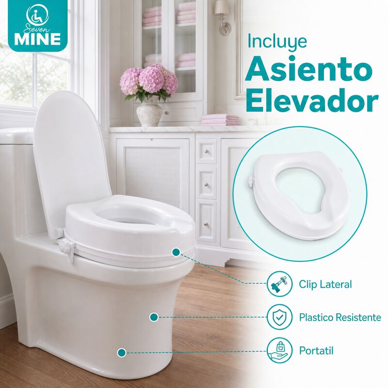 Incremento Aumento de Asiento para Ba&ntilde;o con Tap... image number null