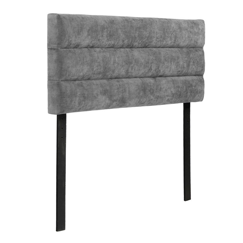 Cabecera King Size Dicasa Logan Gris Oscuro image number null