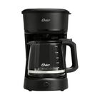 Cafetera Oster 12 Tazas Con Filtro Permanente Negro Bvstdcs121b