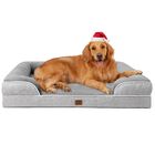 Cama Ortop&eacute;dica Para Perros Eheyciga, Impermeable, Viscoel&aacute;stica, Xl, Gris