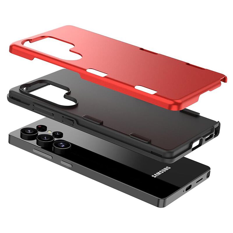 Funda ECHELON Bravo para Samsung S25 ULTRA Roja image number null