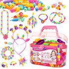 Kit Snap Pop Beads Funzbo 620+ Para Hacer Joyas Para Ni&ntilde;as De 4 A 8 A&ntilde;os