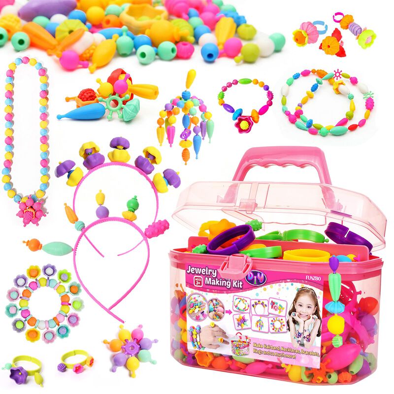 Kit Snap Pop Beads Funzbo 620+ Para Hacer Joyas... image number null