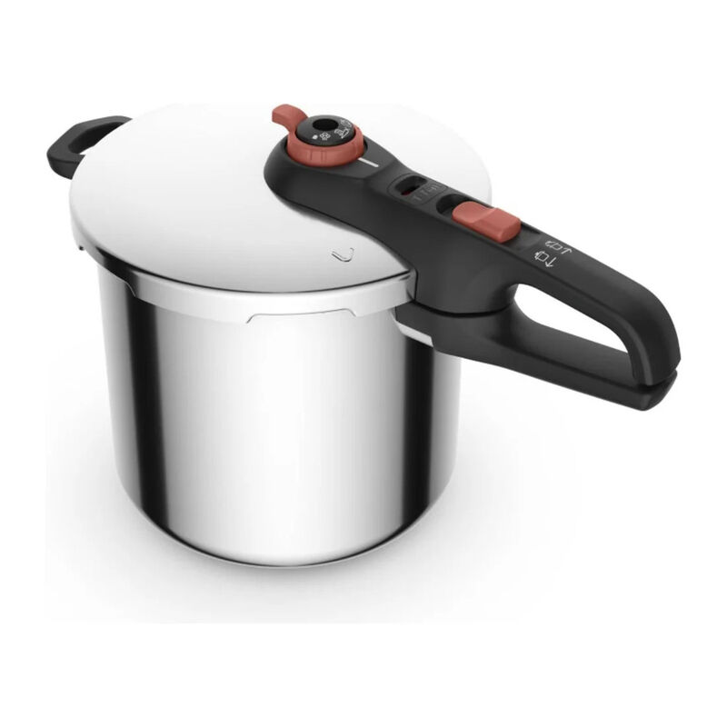 Olla Presi&oacute;n T-fal  8l Gris Acero Inox 5 Sistem... image number null