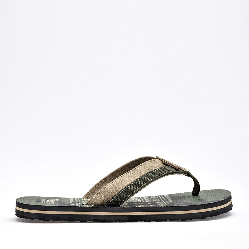 Sideletas sandalia para hombre beige verde cod ... image number null