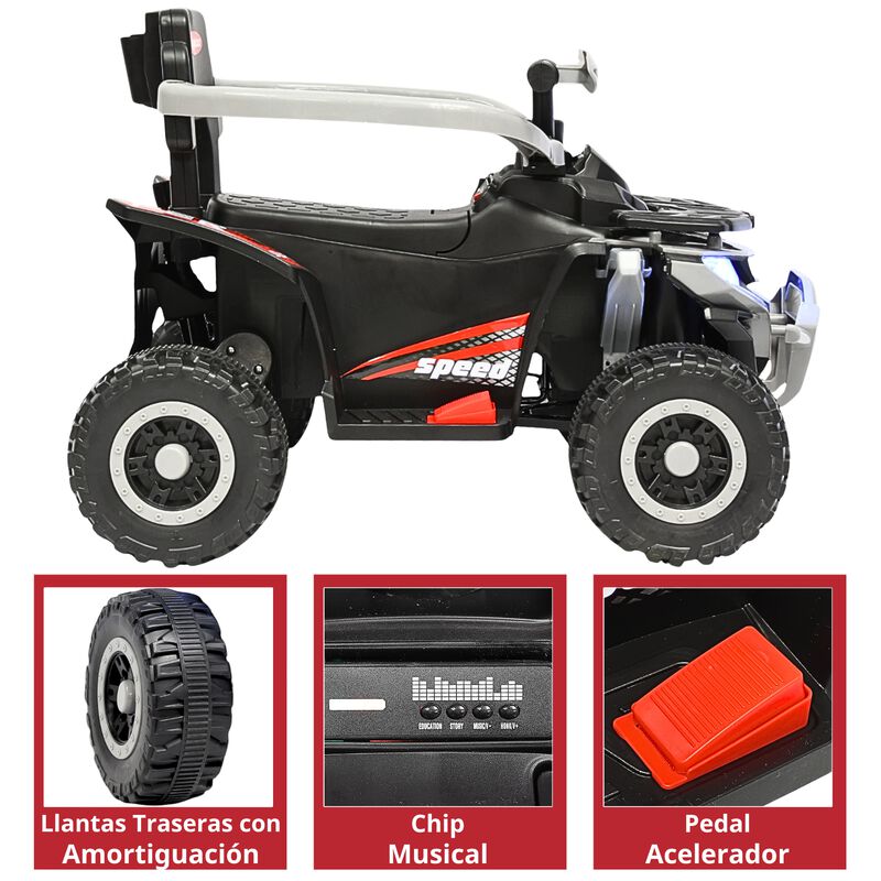 Montable Electrico para Ni&ntilde;os H&iacute;brido 4x4 con B... image number null