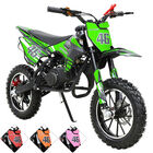 Mini Moto Cross A Gasolina 49cc 2 Tiempos Para Ni&ntilde;os A Partir De 10 A&ntilde;os Frenos De Disco Todoterreno 35 Km/h Verde