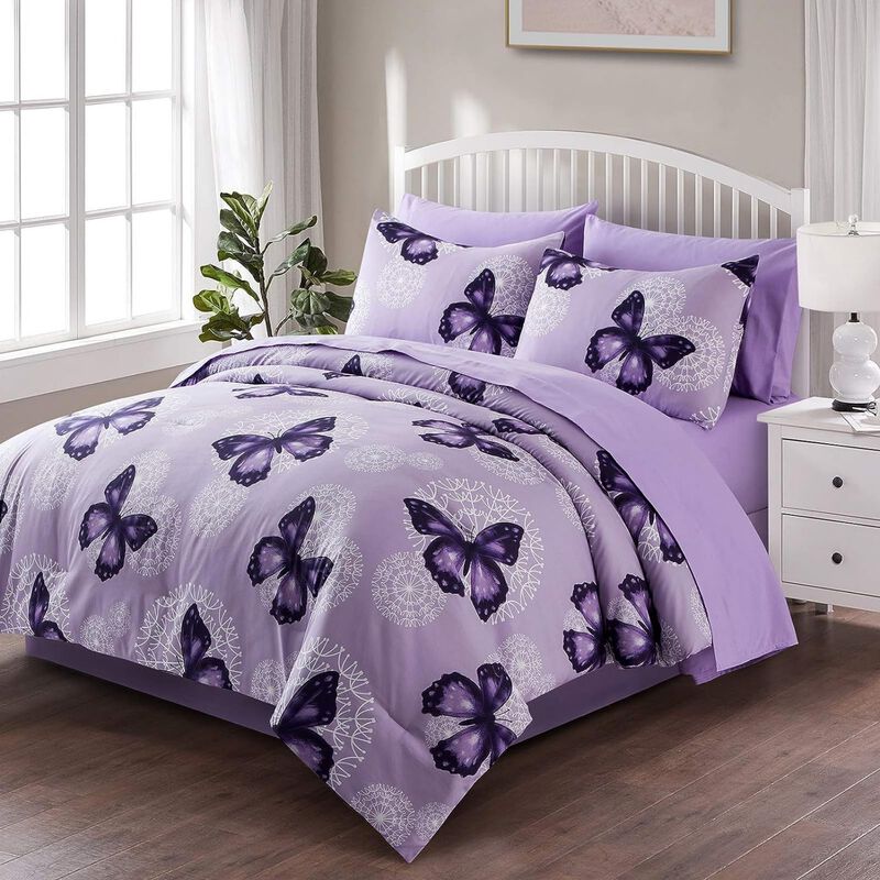 Bed In A Bag Artall Full/queen Size 8 Piezas Co... image number null