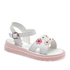 Chaparrin sandalia para ni&ntilde;a blanco multicolor cod 142008-D