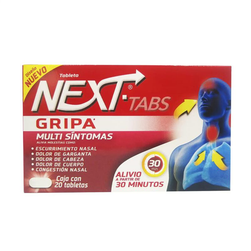 Next-tabs 500/25/5/4 Mg 20 Tableta(s) image number null