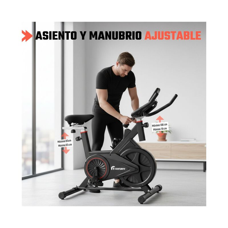 Bicicleta Fija Spinning Estatica 8kg Ejercicio ... image number null