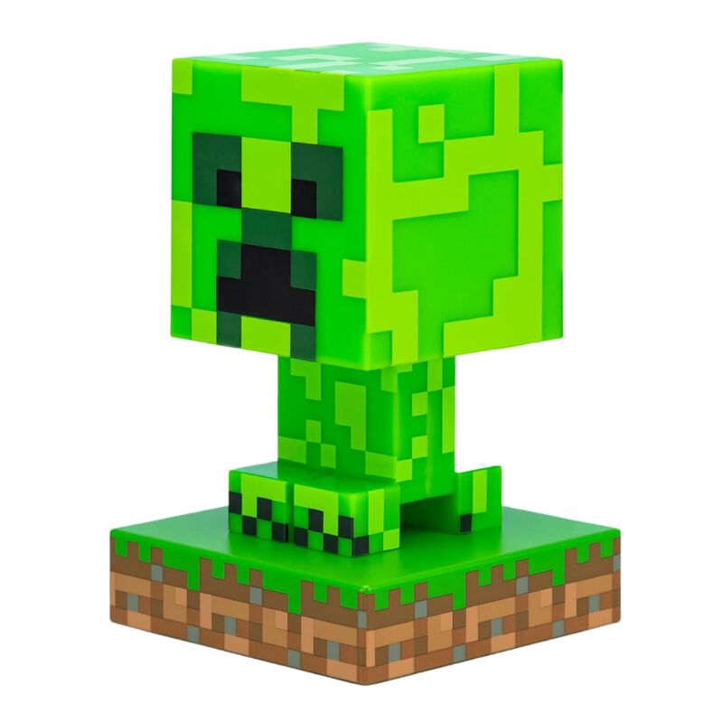 L&aacute;mpara 3d Night Light Paladone Minecraft Creep... image number null