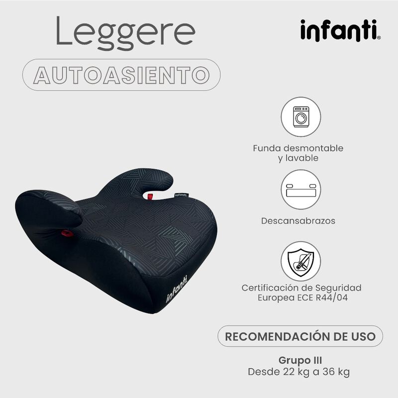 Autoasiento Tipo Booster Con Descansabrazos Leg... image number null