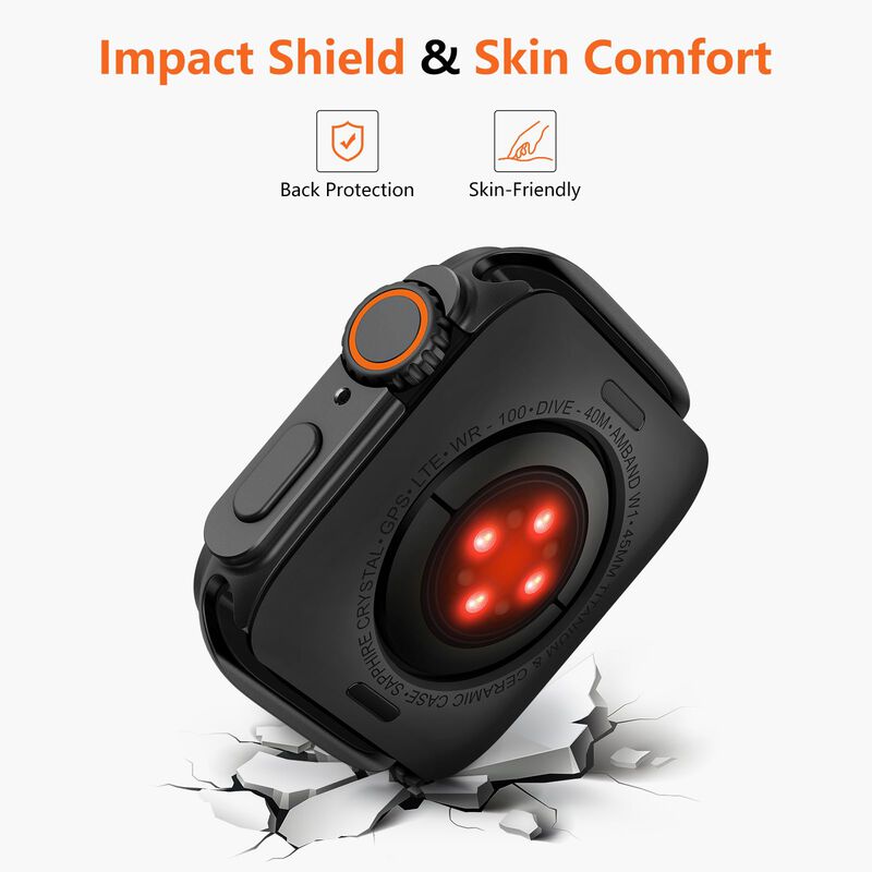 Funda Metal Amband 3 en 1 45mm para Apple Watch image number null