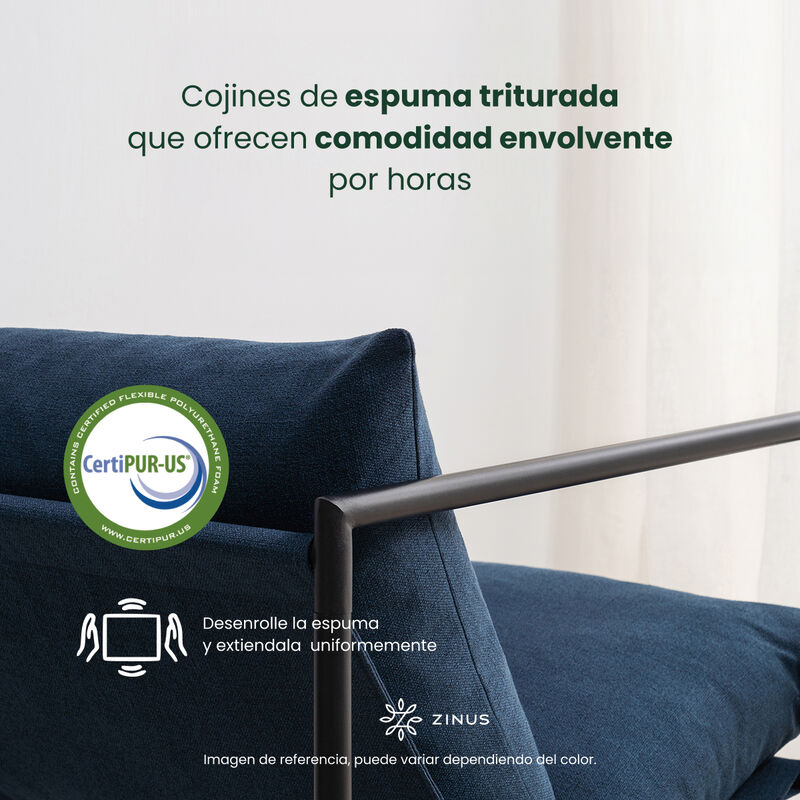 Zinus | Silla De Metal Zinus Aidan Con Cojines ... image number null