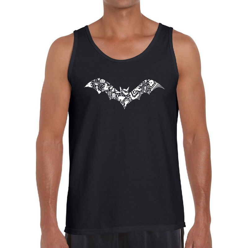 Tank Top Word Art Para Hombre - Murci&eacute;lagos Pic... image number null