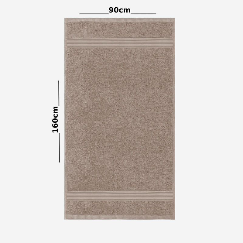 Toalla Segovia Ba&ntilde;o 90cm X 160cm Caf&eacute; image number null