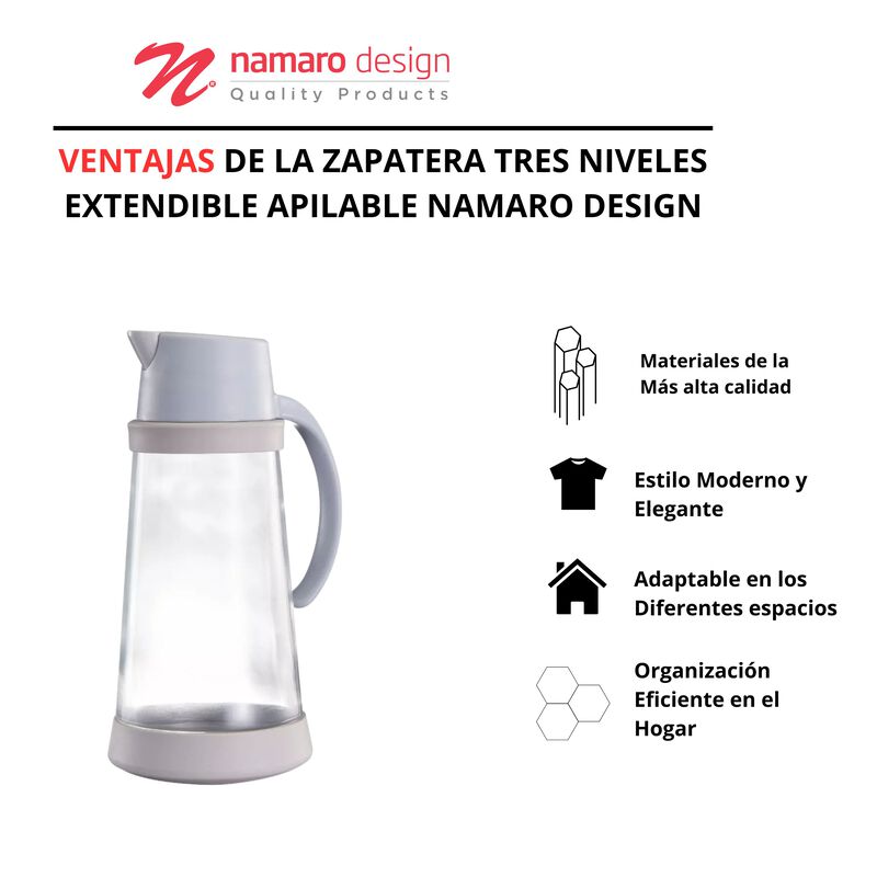 Jarra Para Aceite/aderezos Con Tapa Automática ... image number null