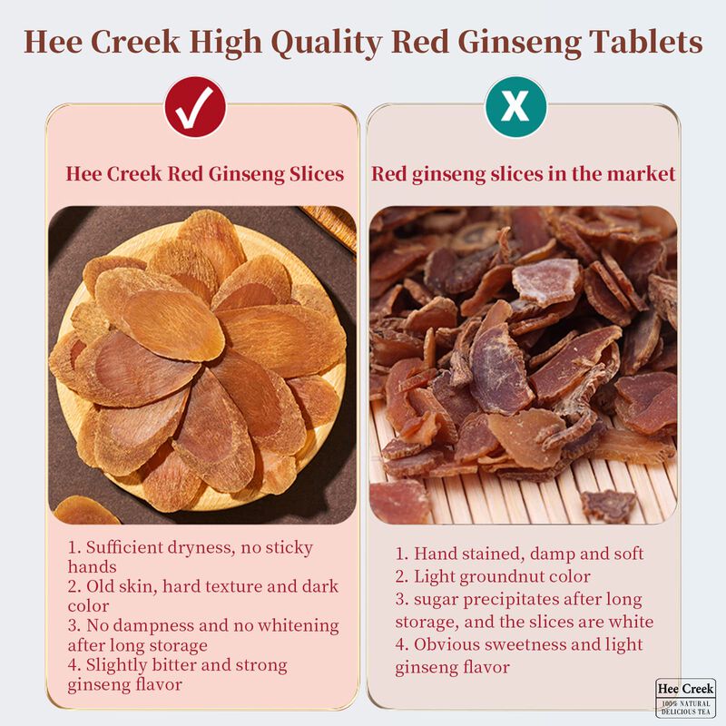 Rebanadas De Ginseng Rojo Hee Creek 160 g, 6 A&ntilde;... image number null