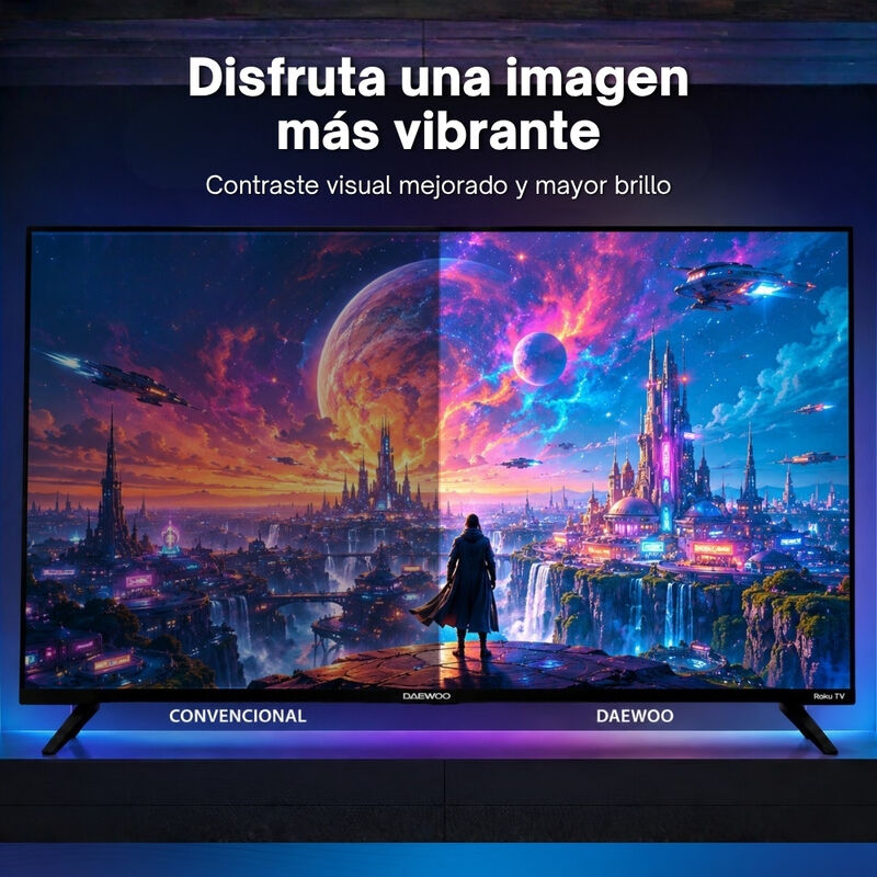 Daewoo Pack 2 Smart Tv 40 Pulgadas  4k Uhd Qled... image number null