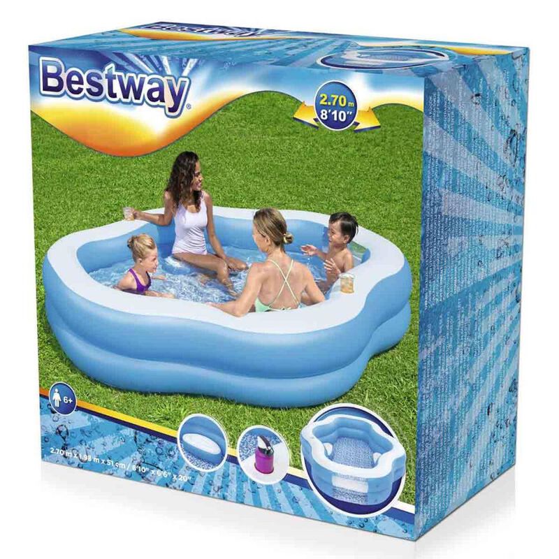 ALBERCA INFLABLE REDONDA BESTWAY SPLASHVIEW 2.7... image number null
