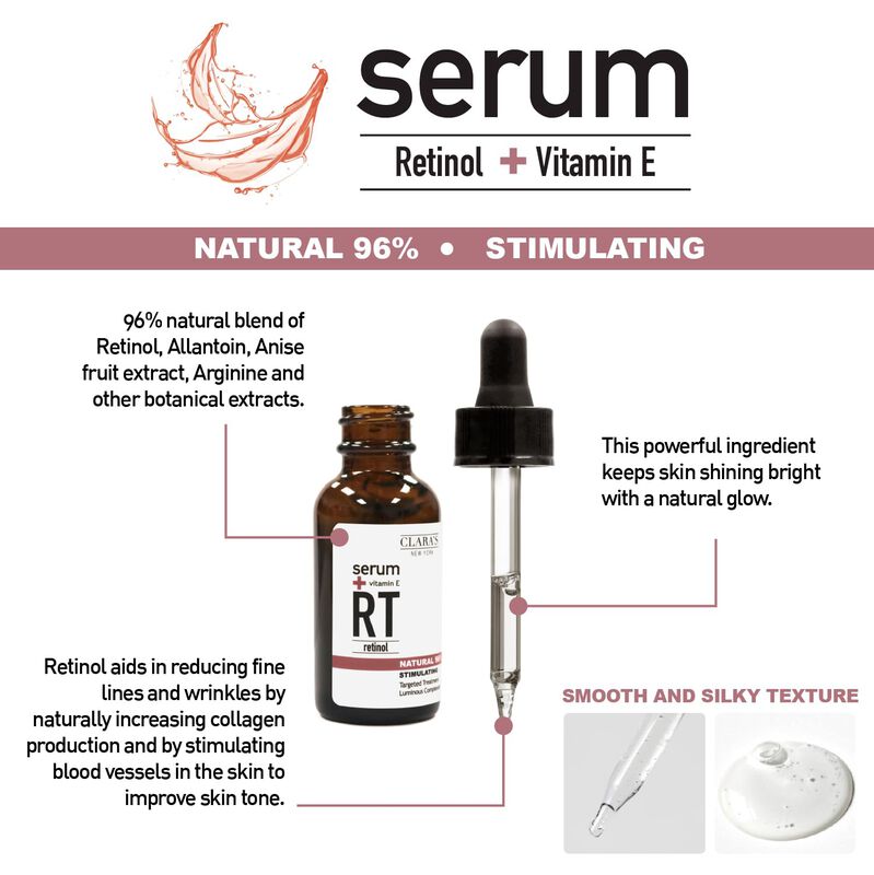S&eacute;rum Facial Clara's New York Estimulante Retin... image number null