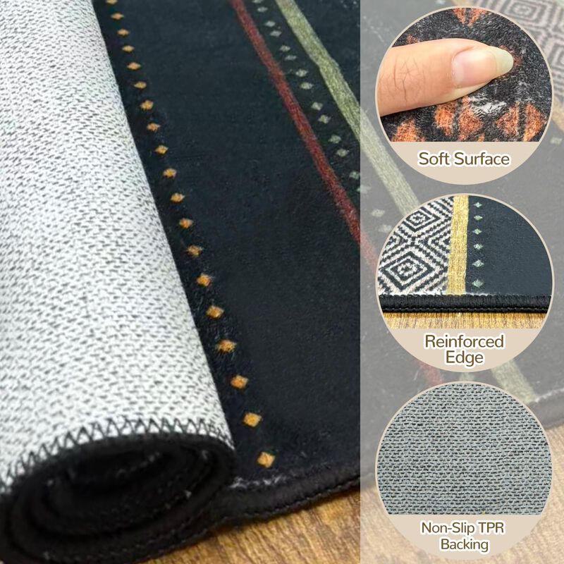 Alfombra Bestsweetie 160x210 Cm Lavable Con Est... image number null