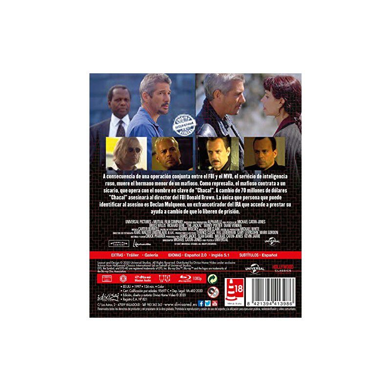 El Chacal (Chacal) [Blu-ray] image number null