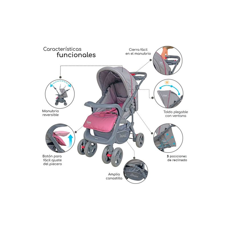 Travel System Aventura Carriola Plegable Con Un... image number null