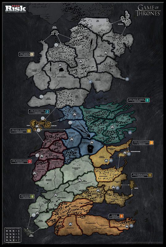 Juego De Mesa Usaopoly Risk Game Of Thrones Str... image number null