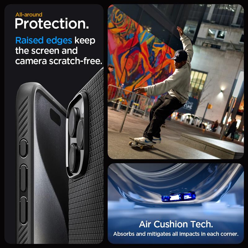Funda Spigen Liquid Air Para Iphone 15 Pro Max ... image number null