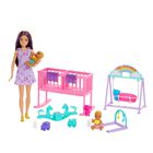 Playset Barbie Skipper Doll & Nursery Con Mu&ntilde;ecas Gemelas