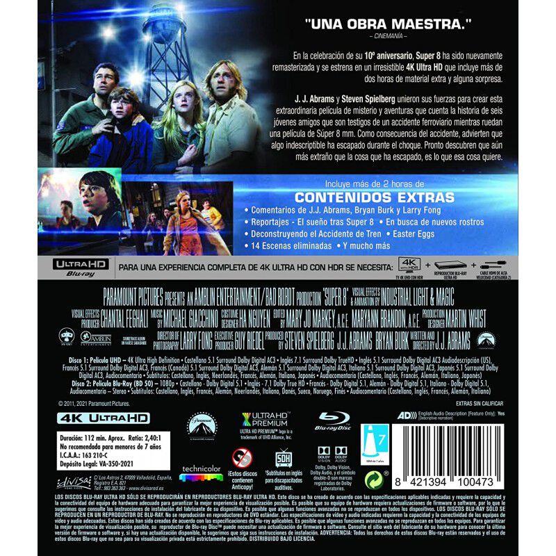 Super 8 - BD [Blu-ray] image number null
