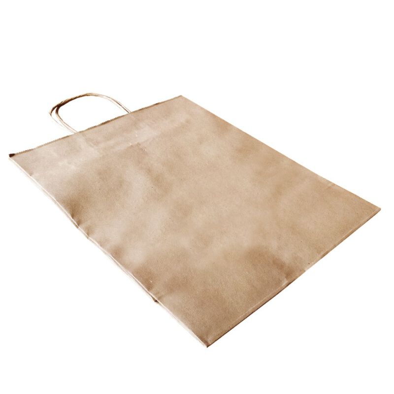 Bolsa Kraft Natural Tipo Boutique 25.5x34x13 image number null