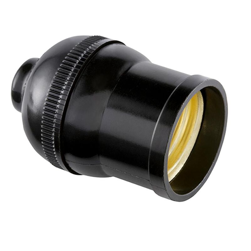 Portal&aacute;mpara de baquelita sin rosca casquillo a... image number null