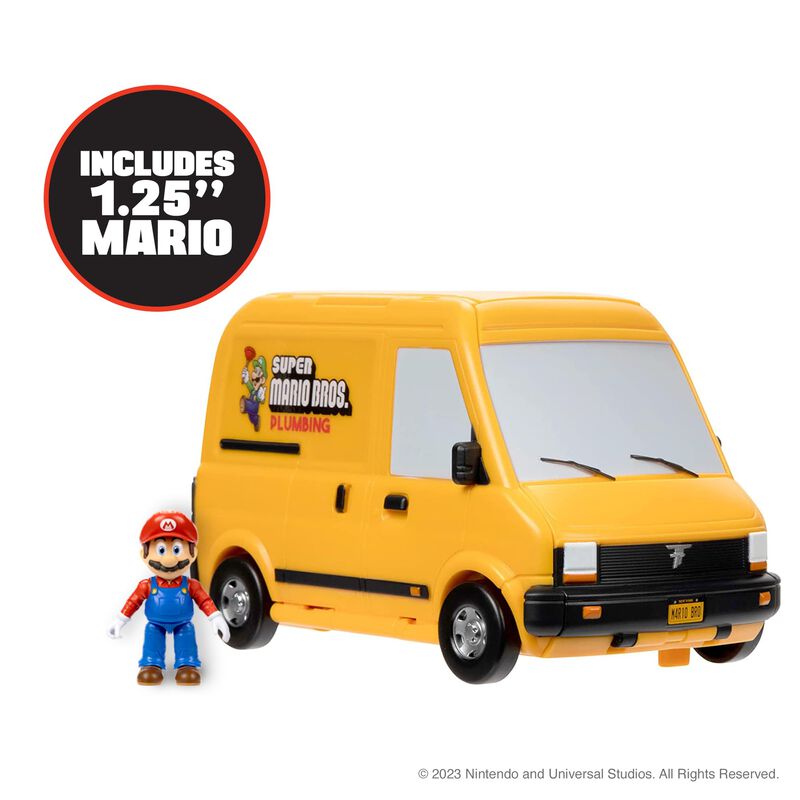 Playset The Super Mario Bros. Movie Van Con Min... image number null