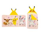 Toalla Con Capucha Franco Pok&eacute;mon Girl Anime Kids, Algod&oacute;n
