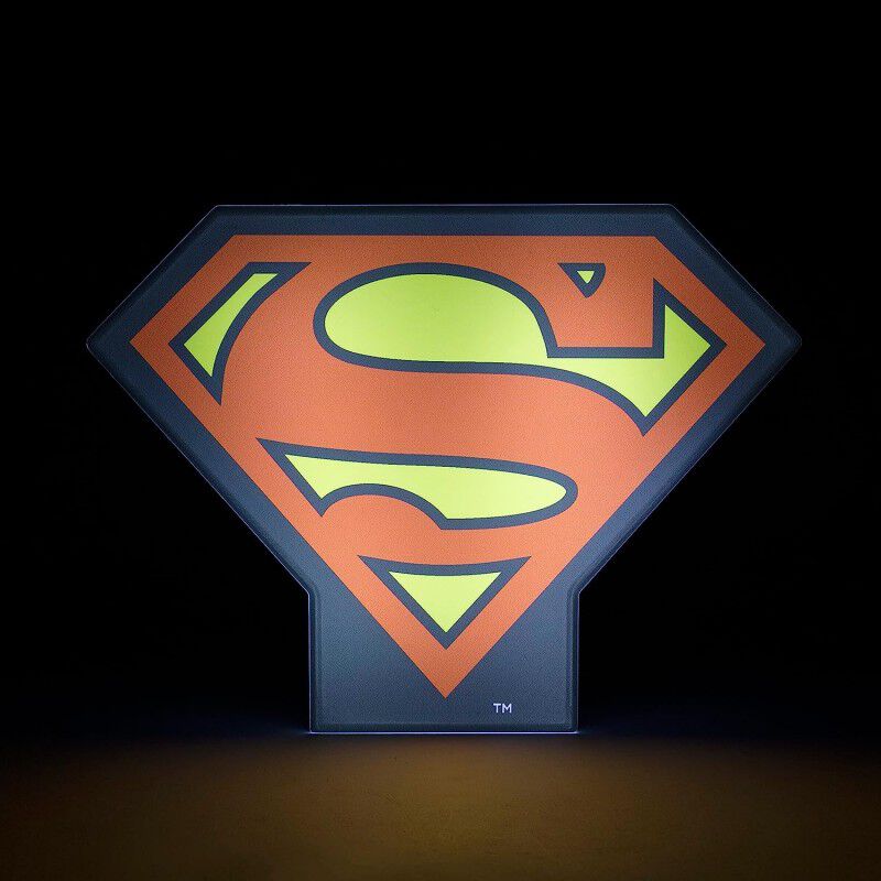 L&aacute;mpara con logo de Superman (DC) image number null
