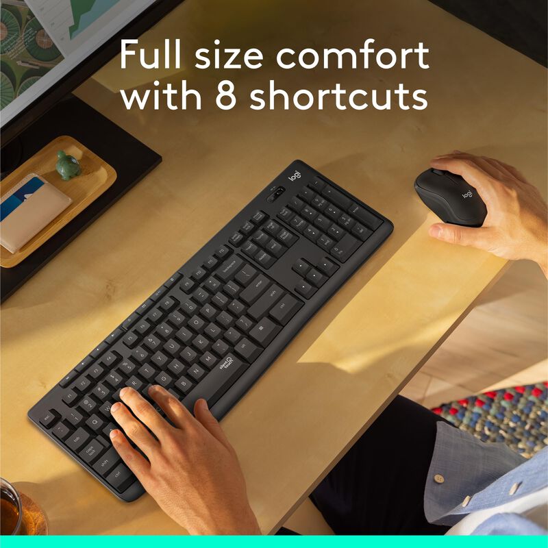 Combo De Rat&oacute;n Y Teclado Inal&aacute;mbricos Logitech ... image number null