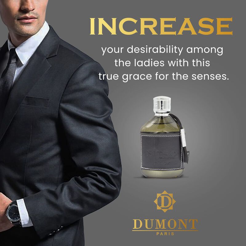 Perfume Dumont Nitro Black Eau De Parfum 100 Ml... image number null