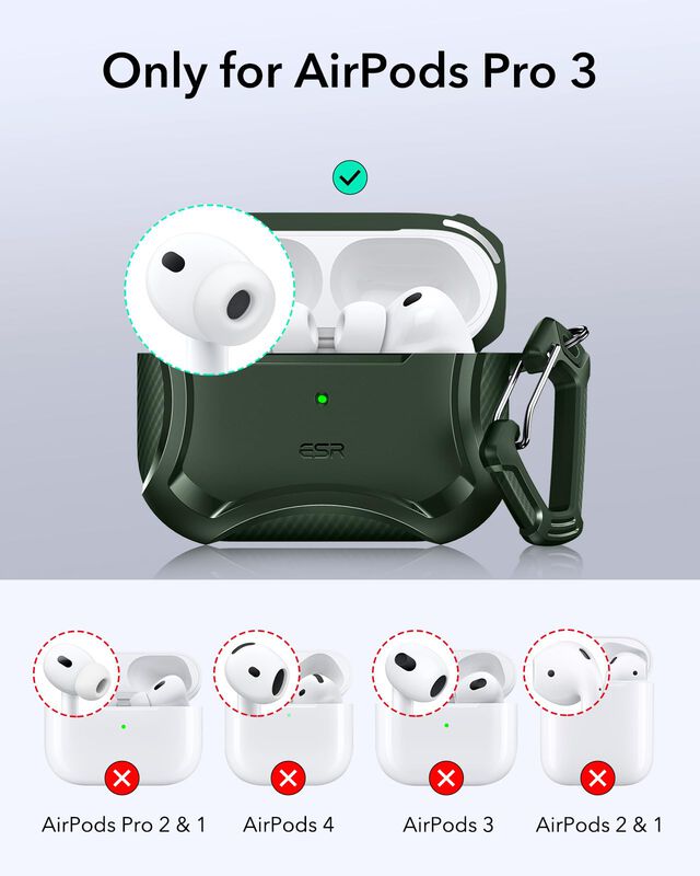 Funda Esr Airpods Pro 3 2025 Magsafe Con Tapa M... image number null