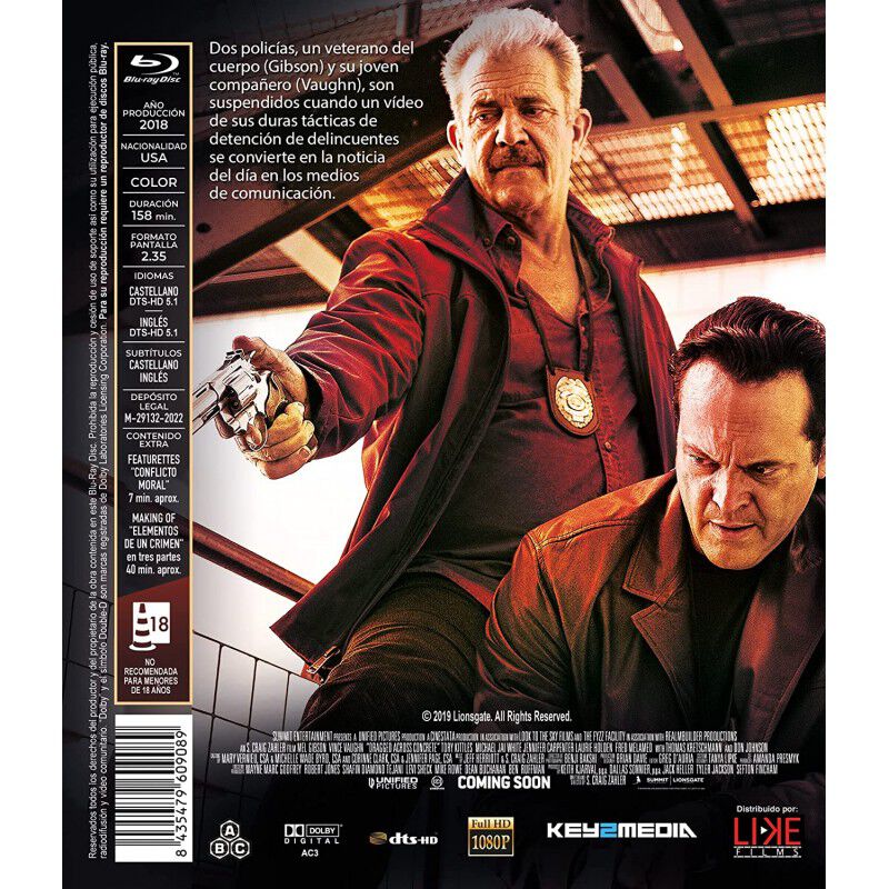 Al Otro Lado De La Ley [blu-ray] (2018) Dragged... image number null