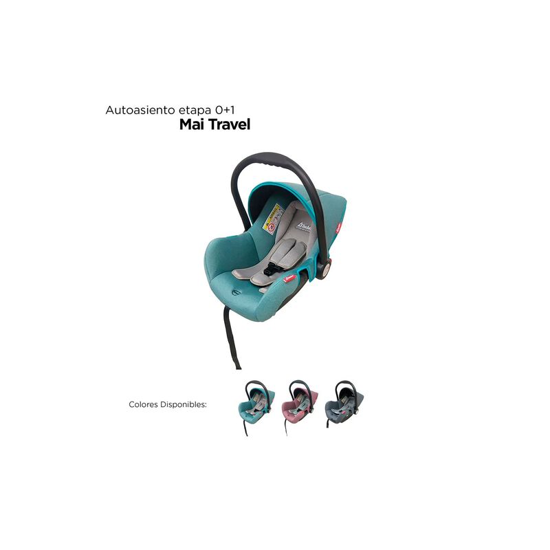 Autoasiento Portabeb&eacute; 0-12 Meses Con Cintur&oacute;n 3... image number null