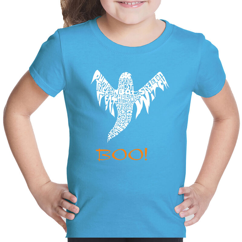 Camiseta Word Art Para Ni&ntilde;a - Fantasma de Hallo... image number null